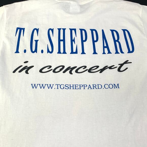 T. G. Sheppard Signed 2004 Concert Vintage Graphic T Shirt Men Med Country Music - Picture 10 of 12